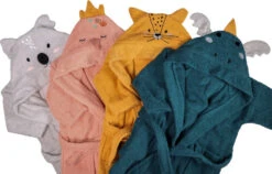 Blush & Blossom Dragon Diego 0-1jr Badstof Badjas TR-BB4206 -Babyproducten Winkel bluch blossom bathrobe 1