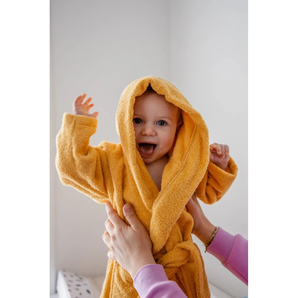 Blush & Blossom Leopard Lenny 0-1jr Badstof Badjas TR-BB4201 11 Blush & Blossom Leopard Lenny 0-1jr Badstof Badjas TR-BB4201 - Afbeelding 11