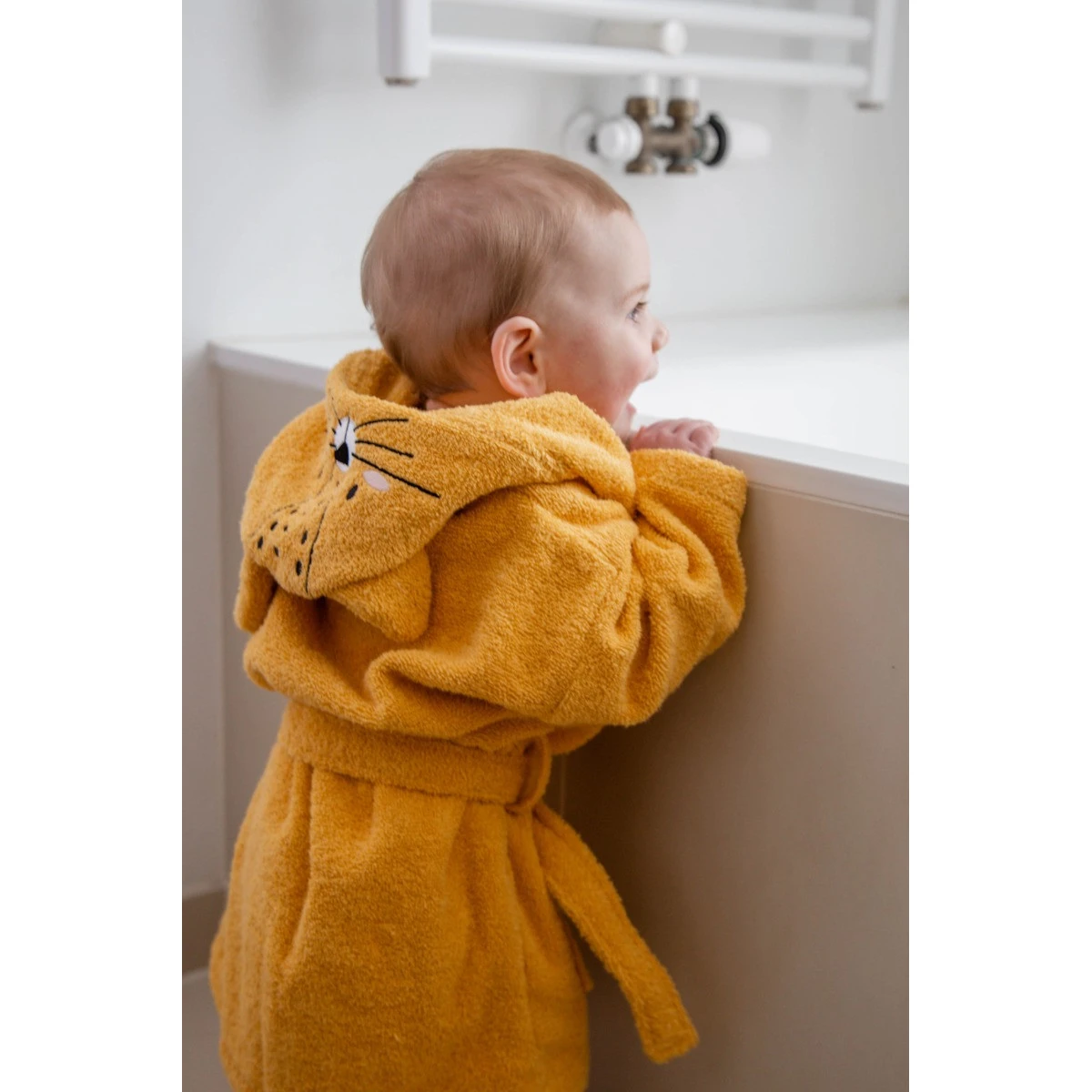 Blush & Blossom Leopard Lenny 0-1jr Badstof Badjas TR-BB4201 8 Blush & Blossom Leopard Lenny 0-1jr Badstof Badjas TR-BB4201 - Afbeelding 8