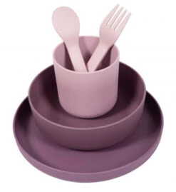 Bo Jungle B-Dinner Roze 5-delige Biologische Dinerset B551010