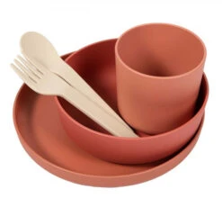Bo Jungle B-Dinner Terracotta 5-delige Biologische Dinerset B551030