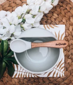 Bo Jungle B-Suction Bowl Grijs Kommetje Met Lepel B500600 -Babyproducten Winkel bo jungle b suction bowl grijs kommetje met lepel b500600 11