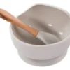 Bo Jungle B-Suction Bowl Grijs Kommetje Met Lepel B500600