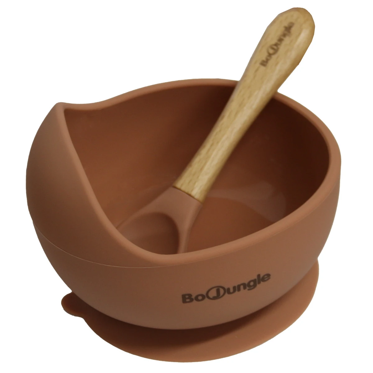 Bo Jungle B-Suction Bowl Terracotta Kommetje Met Lepel B500690 2 Bo Jungle B-Suction Bowl Terracotta Kommetje Met Lepel B500690 - Afbeelding 2