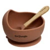 Bo Jungle B-Suction Bowl Terracotta Kommetje Met Lepel B500690