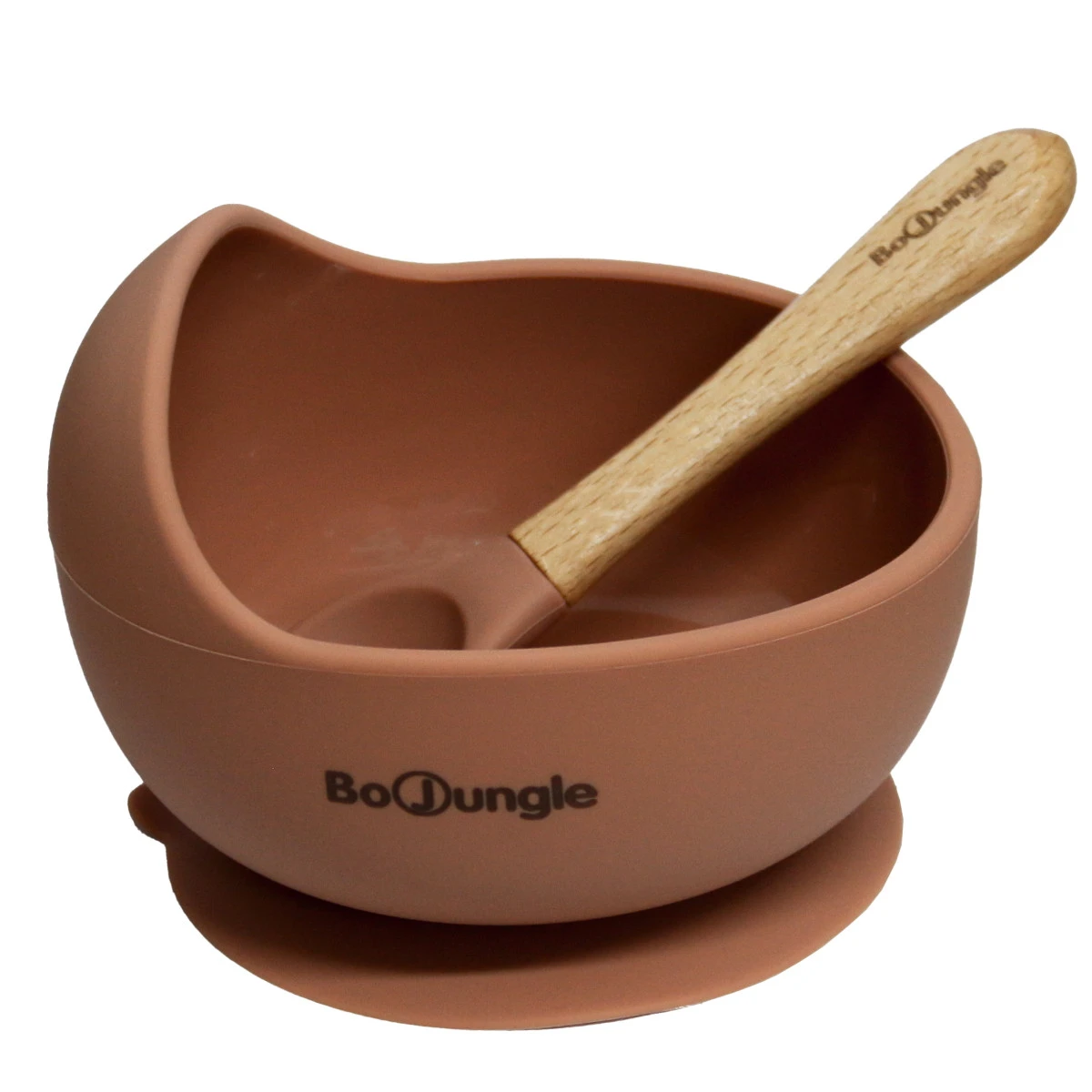 Bo Jungle B-Suction Bowl Terracotta Kommetje Met Lepel B500690 1 Bo Jungle B-Suction Bowl Terracotta Kommetje Met Lepel B500690