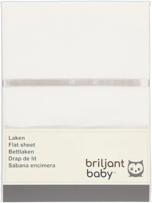 Briljant Bias Tape Wit 100 X 150 Cm Ledikantlaken 2 Briljant Bias Tape Wit 100 X 150 Cm Ledikantlaken - Afbeelding 2