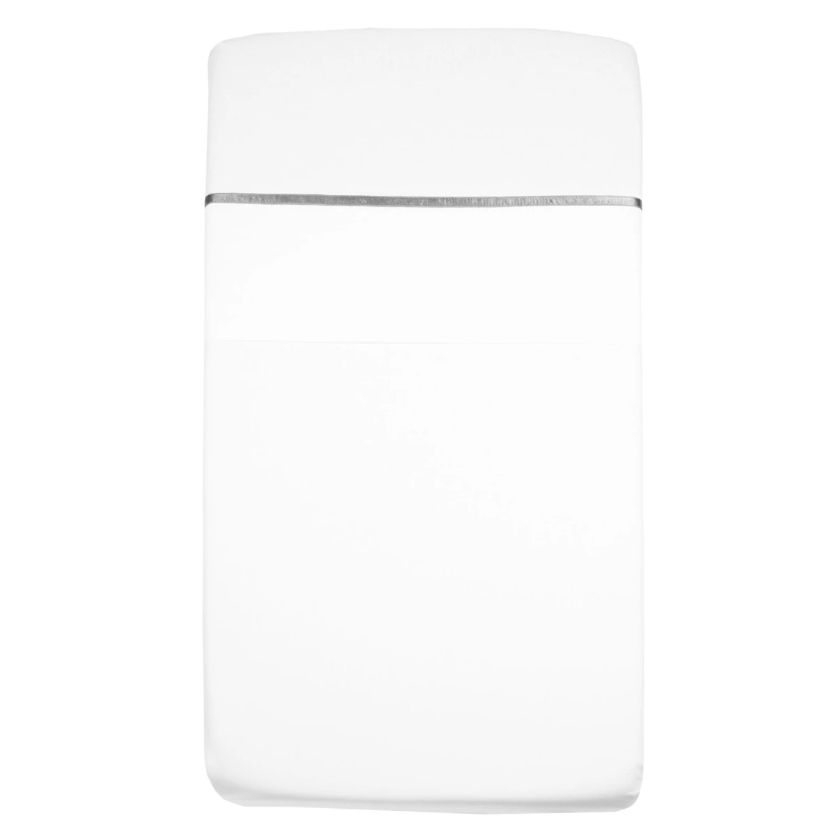 Briljant Bias Tape Zilvergrijs 100x150 Cm Ledikantlaken 87R 2 Briljant Bias Tape Zilvergrijs 100x150 Cm Ledikantlaken 87R - Afbeelding 2