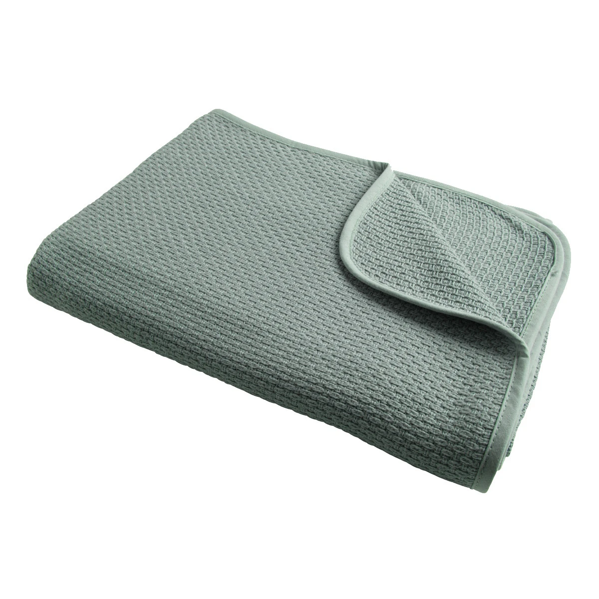 Briljant Pique Stonegreen 75 X 100 Cm Zomer Wiegdeken 60R