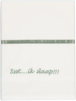 Briljant Ssst....ik Slaap!!! Stone Green 100x150 Cm Ledikantlaken 60R