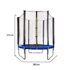 Cangaroo 183 Cm Trampoline Met Net 5 Cangaroo 183 Cm Trampoline Met Net -Babyproducten Winkel cangaroo 183 cm trampoline met net 3