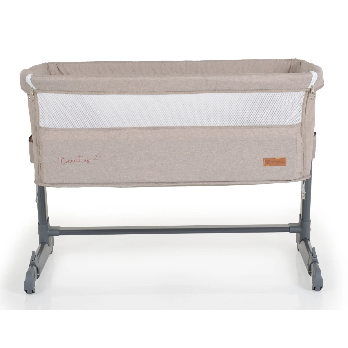 Cangaroo Connect Us Beige Wieg Aan Bed 3 Cangaroo Connect Us Beige Wieg Aan Bed - Afbeelding 3