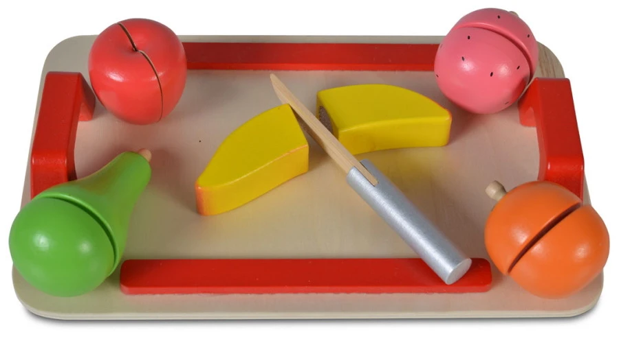 Cangaroo Houten Fruit Snij Set 4306 2 Cangaroo Houten Fruit Snij Set 4306 - Afbeelding 2