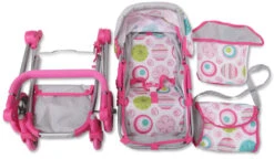 Cangaroo Pink Rose Poppen Kinderwagen 9651B 20 Cangaroo Pink Rose Poppen Kinderwagen 9651B -Babyproducten Winkel cangaroo pink rose poppen kinderwagen 9651b 11