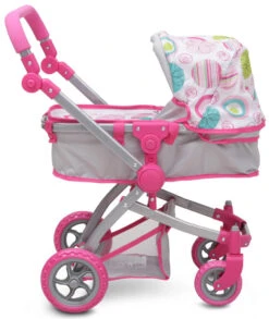 Cangaroo Pink Rose Poppen Kinderwagen 9651B 13 Cangaroo Pink Rose Poppen Kinderwagen 9651B -Babyproducten Winkel cangaroo pink rose poppen kinderwagen 9651b 3