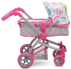 Cangaroo Pink Rose Poppen Kinderwagen 9651B 14 Cangaroo Pink Rose Poppen Kinderwagen 9651B -Babyproducten Winkel cangaroo pink rose poppen kinderwagen 9651b 4