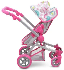 Cangaroo Pink Rose Poppen Kinderwagen 9651B 17 Cangaroo Pink Rose Poppen Kinderwagen 9651B -Babyproducten Winkel cangaroo pink rose poppen kinderwagen 9651b 9