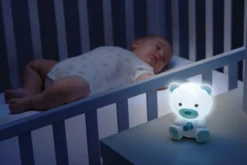 Chicco Dreamlight Bear Blue Nachtlampje Met Muziek C09830.20 -Babyproducten Winkel chicco dreamlight bear blue nachtlampje met muziek 3