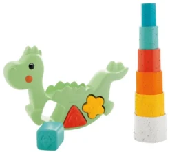 Chicco ECO+ Lino Leaning Dino Speelgoed C104991 -Babyproducten Winkel chicco eco lino leaning dino speelgoed c104991 3
