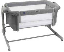 Chicco Next2Me Magic Evo Dark Grey Wieg Aan Bed 5087041400000