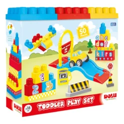 Dolu Play Set 50 Stuks Gekleurde Blokken 5025 -Babyproducten Winkel dolu play 50 stuks gekleurde blokken 5025 6 1