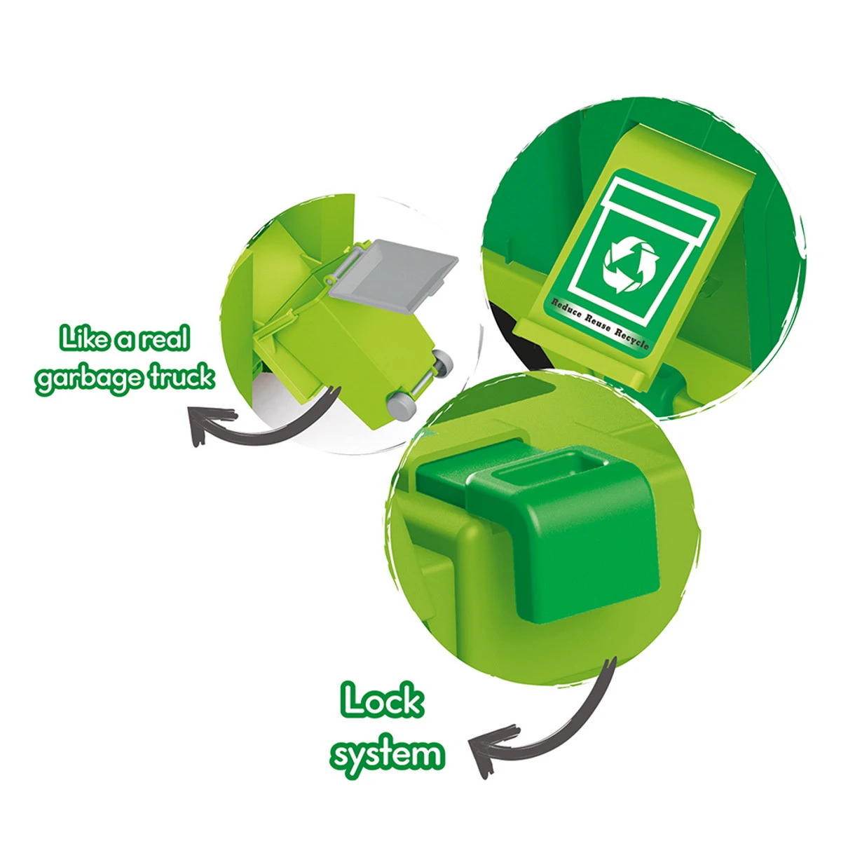 Dolu Speelgoed Vuilniswagen 7120 10 Dolu Speelgoed Vuilniswagen 7120 - Afbeelding 10
