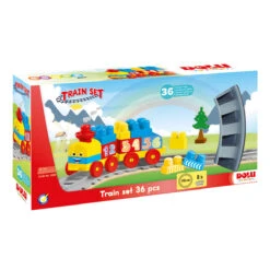 Dolu 36 Stuks Treinbaanset 5080 -Babyproducten Winkel dolu trein set 36 stuks 5080 3