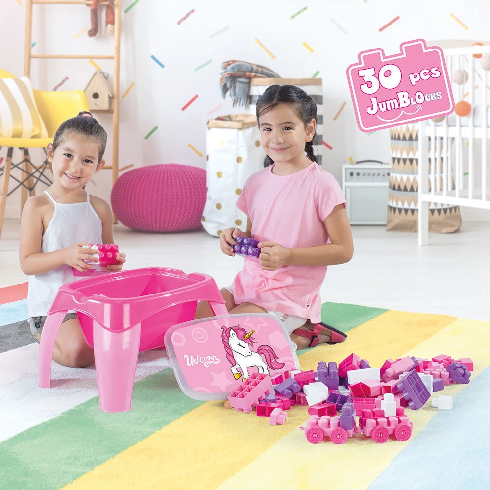Dolu Unicorn Activiteiten Tafel Incl. 30 Blokken 2598 - Afbeelding 2