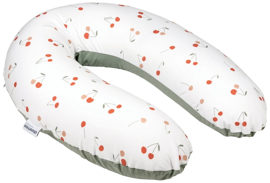 Doomoo Buddy Cherries Green Voedingskussen B27 1 Doomoo Buddy Cherries Green Voedingskussen B27