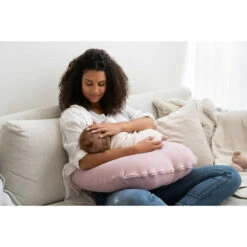 Doomoo Pink Opblaasbaar Voedingskussen NAP02 -Babyproducten Winkel doomoo pink opblaasbaar voedingskussen nap02 1