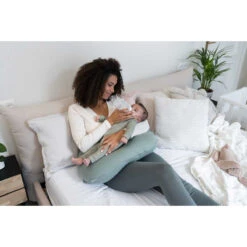 Doomoo Softy Tetra Jersey Green Voedingskussen S33 6 Doomoo Softy Tetra Jersey Green Voedingskussen S33 -Babyproducten Winkel doomoo softy tetra jersey green voedingskussen s33 1