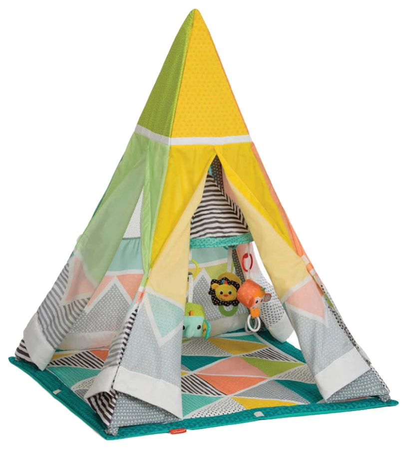 Infantino Large Teepee Gym Speelkleed BK-216143 1 Infantino Large Teepee Gym Speelkleed BK-216143
