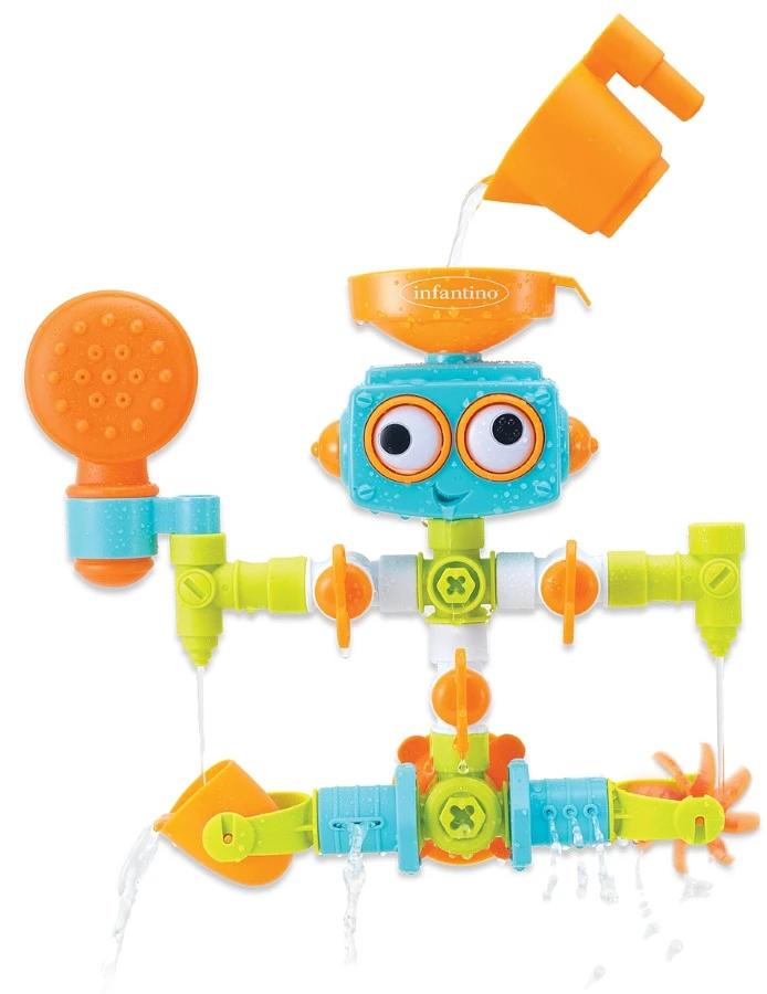 Infantino Plug & Play Plumber Set Sensory Waterspeelset BK-217025 1 Infantino Plug & Play Plumber Set Sensory Waterspeelset BK-217025