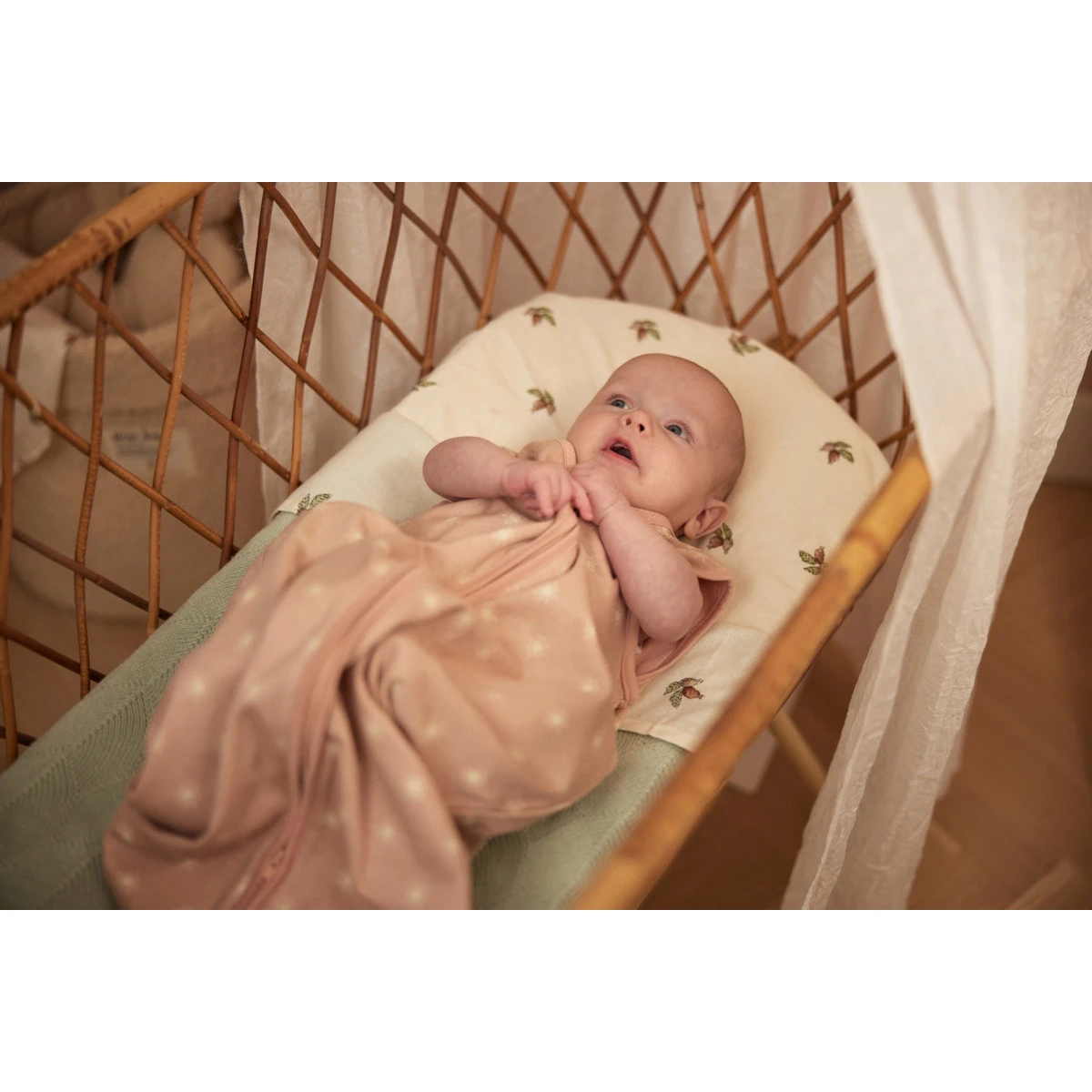 Jollein Wild Rose 90 Cm Zomerslaapzak 048-516-67023 5 Jollein Wild Rose 90 Cm Zomerslaapzak 048-516-67023 - Afbeelding 5