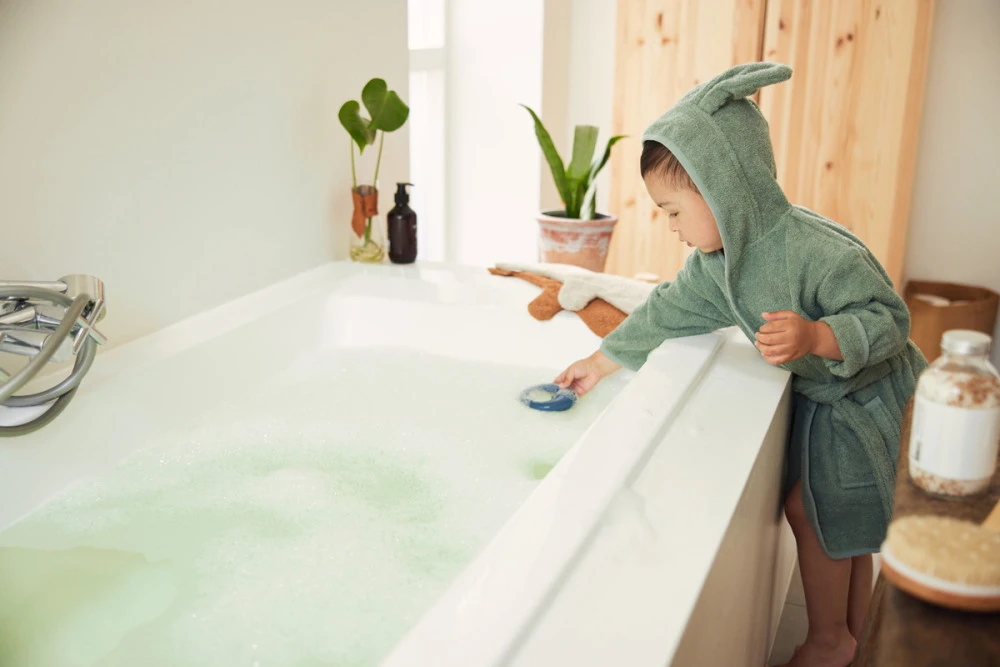 Jollein Ash Green 3-4jr Badjas 060-809-00095 6 Jollein Ash Green 3-4jr Badjas 060-809-00095 - Afbeelding 6