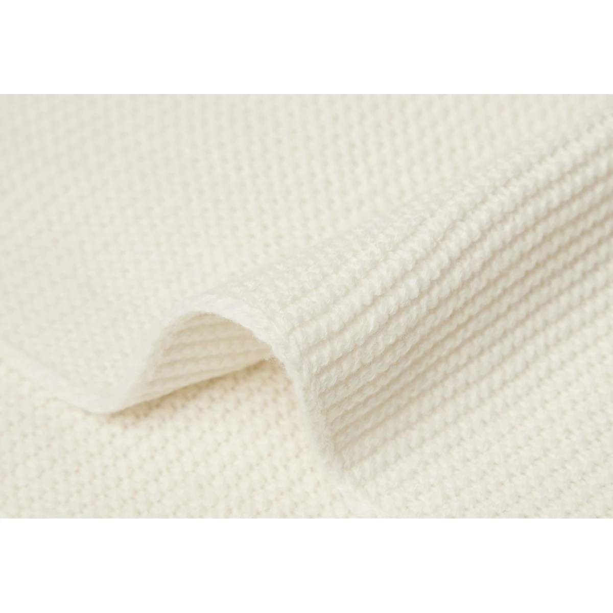 Jollein Basic Knit Ivory 75 X 100 Cm Wiegdeken 516-511-67031 6 Jollein Basic Knit Ivory 75 X 100 Cm Wiegdeken 516-511-67031 - Afbeelding 6