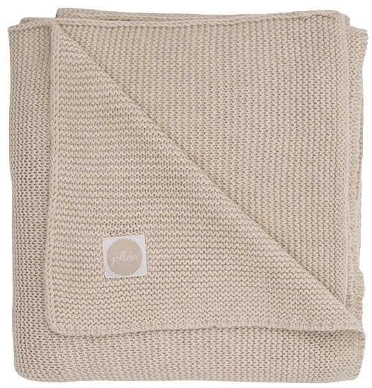 Jollein Basic Knit Nougat 100 X 150 Cm Ledikantdeken 516-522-65360 1 Jollein Basic Knit Nougat 100 X 150 Cm Ledikantdeken 516-522-65360
