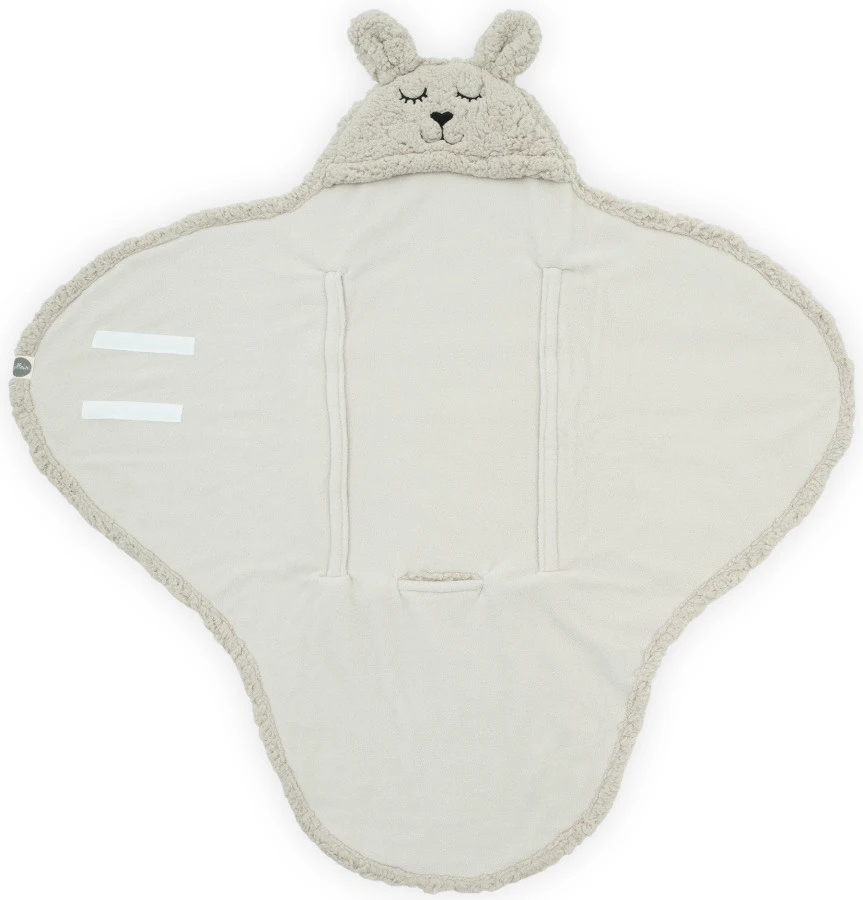 Jollein Bunny Nougat Wikkeldeken 032-566-66019 2 Jollein Bunny Nougat Wikkeldeken 032-566-66019 - Afbeelding 2