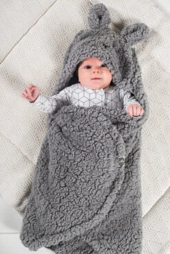 Jollein Bunny Storm Grey Wikkeldeken 032-566-65332 -Babyproducten Winkel jollein bunny storm grey wikkeldeken 032 566 65332 4