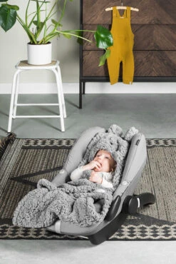 Jollein Bunny Storm Grey Wikkeldeken 032-566-65332 -Babyproducten Winkel jollein bunny storm grey wikkeldeken 032 566 65332 5