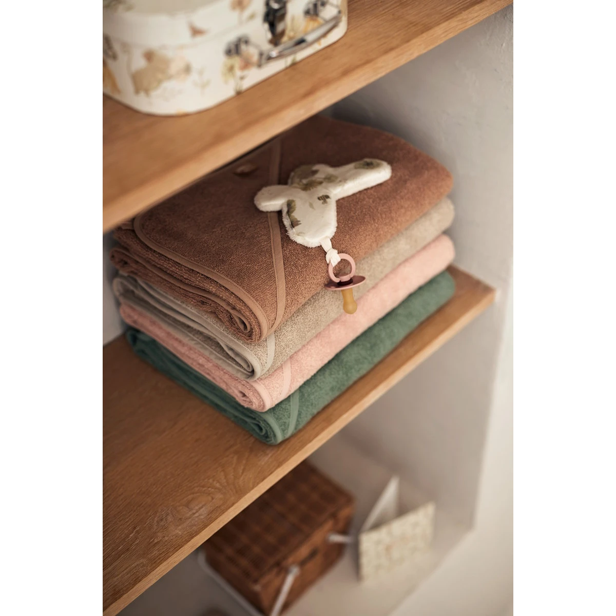 Jollein Nougat Badstof 100 X 100 Cm XL Badcape 534-836-00093 - Afbeelding 7