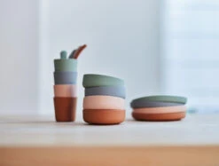 Jollein Ash Green Siliconen Dinerset 705-007-00095 -Babyproducten Winkel jollein siliconen dinerset 2