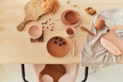 Jollein Pale Pink Siliconen Dinerset 705-007-00090 -Babyproducten Winkel jollein siliconen dinerset 4 1