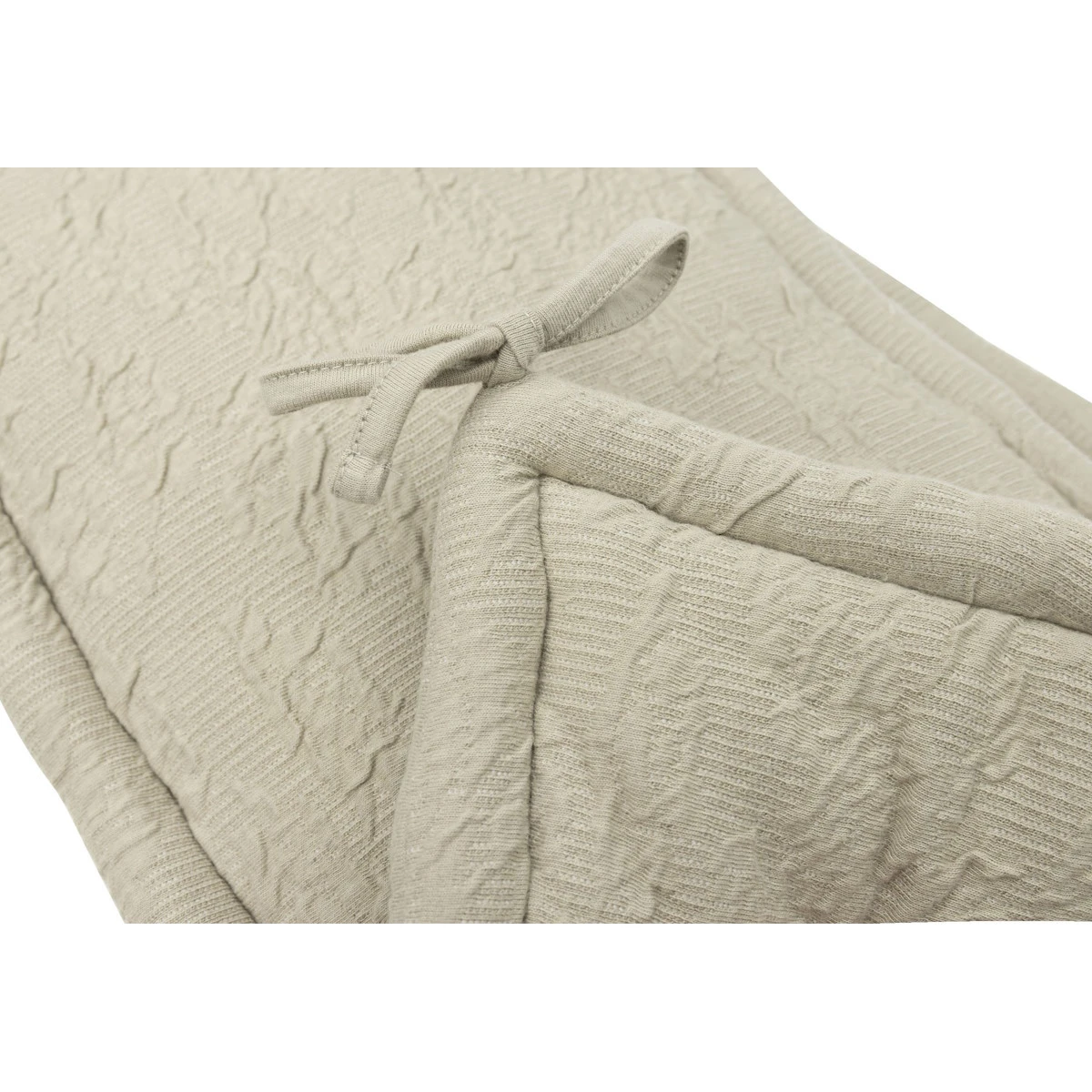 Jollein Soft Waves Olive Green 30 X 180 Cm Bedbumper 004-895-67052 4 Jollein Soft Waves Olive Green 30 X 180 Cm Bedbumper 004-895-67052 - Afbeelding 4