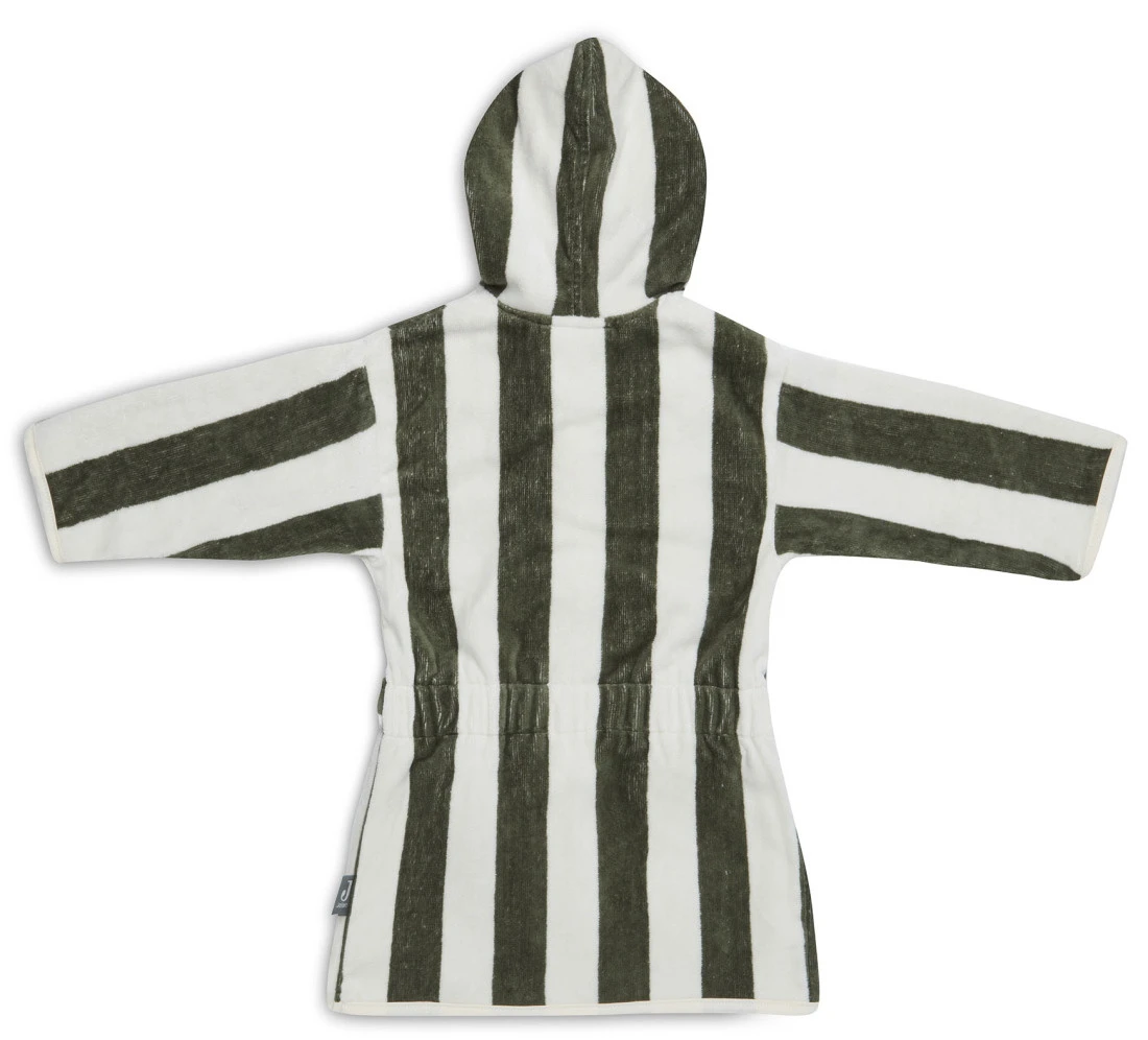 Jollein Stripe Terry Leaf Green 3-4jr Badjas 060-809-67001 2 Jollein Stripe Terry Leaf Green 3-4jr Badjas 060-809-67001 - Afbeelding 2