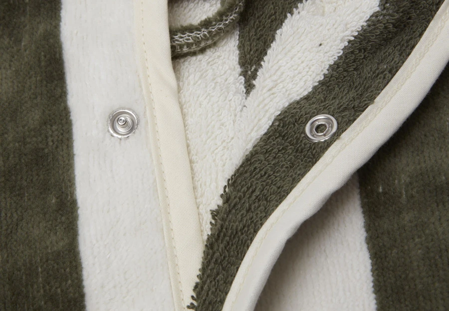 Jollein Stripe Terry Leaf Green 3-4jr Badjas 060-809-67001 4 Jollein Stripe Terry Leaf Green 3-4jr Badjas 060-809-67001 - Afbeelding 4