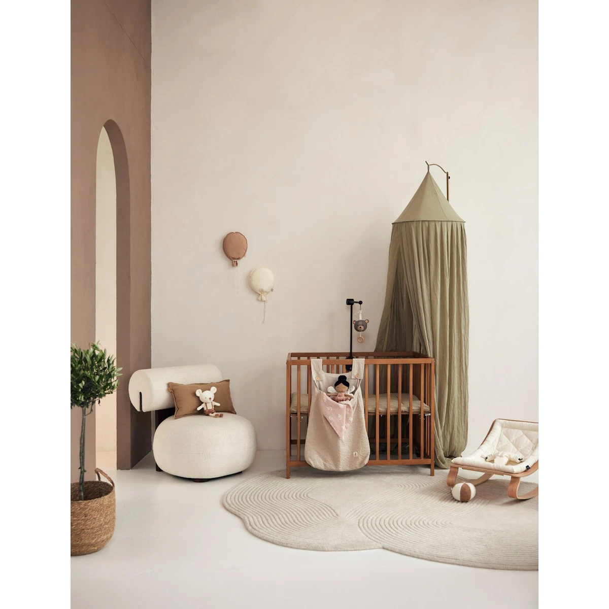 Jollein Vintage Olive Green 245 Cm Klamboe 002-005-67058 5 Jollein Vintage Olive Green 245 Cm Klamboe 002-005-67058 - Afbeelding 5