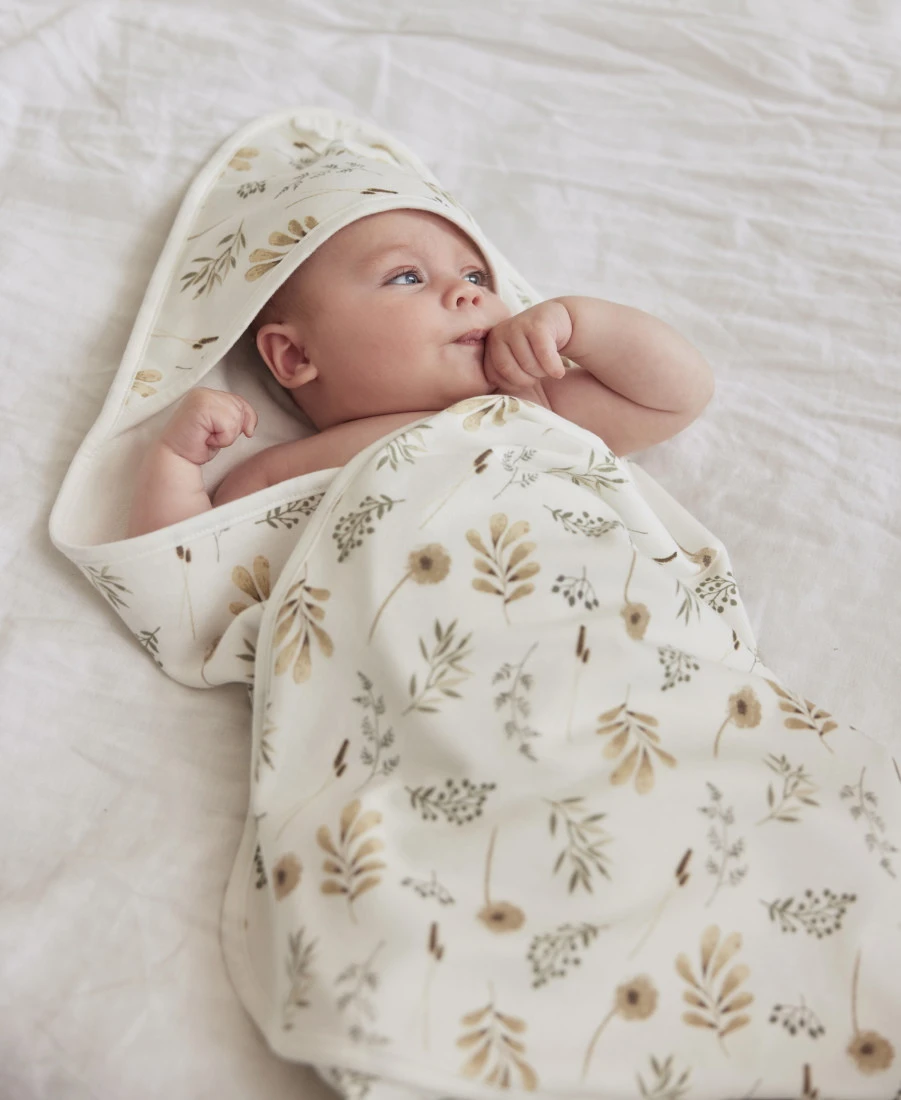 Jollein Wild Flowers 75 X 75 Cm Badcape 534-836-66098 6 Jollein Wild Flowers 75 X 75 Cm Badcape 534-836-66098 - Afbeelding 6