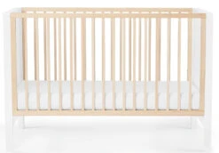 Kinderkraft Mia Wit Ledikant KKHMIAWHT0000 -Babyproducten Winkel kinderkraft mia wit ledikant incl. matras kkhmiawht000m 1 5 1