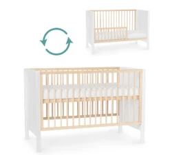 Kinderkraft Mia Wit Ledikant KKHMIAWHT0000 -Babyproducten Winkel kinderkraft mia wit ledikant incl. matras kkhmiawht000m 8 1